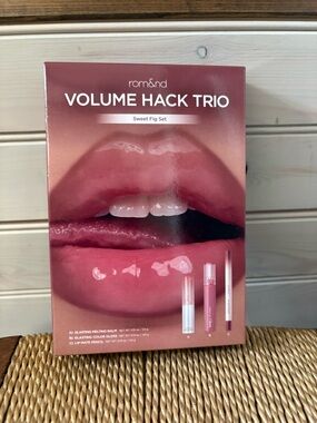 rom&nd Volume Hack Sweet Fig Lip Set (Pink Berry Shades)